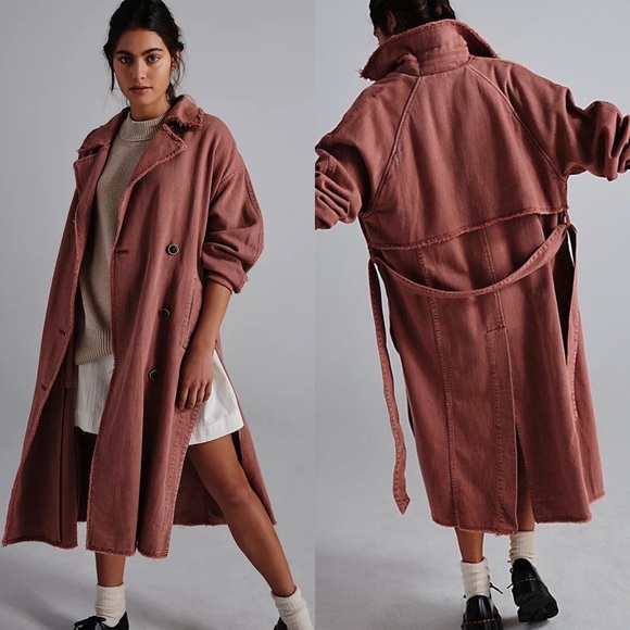 NEW Free People Kelly Trench Coat